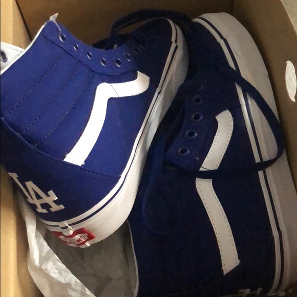 vans la dodgers sk8 hi